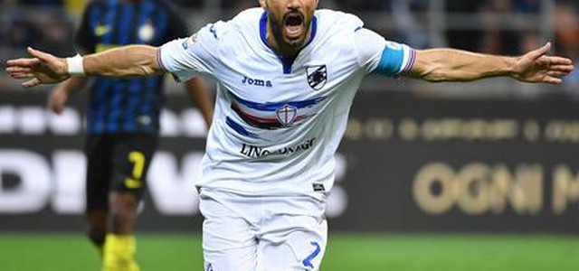 Serie A, Inter Sampdoria 1-2, decide un rigore di Quagliarella