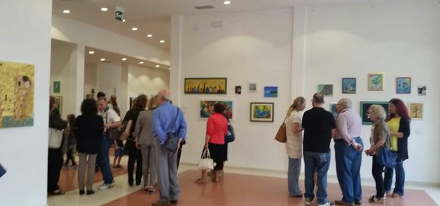 Gemellaggio delle scuole di pittura, giornata di chiusura all'ex Stac