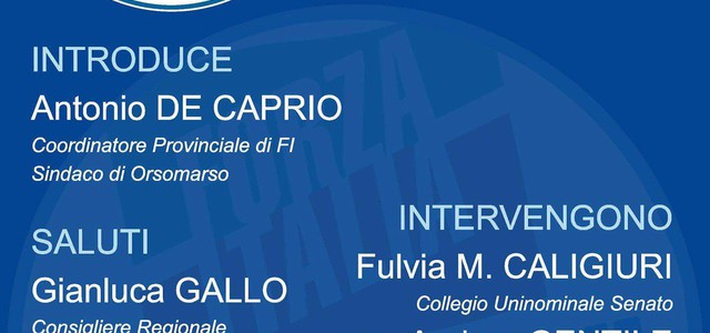 Forza Italia, incontro a Scalea