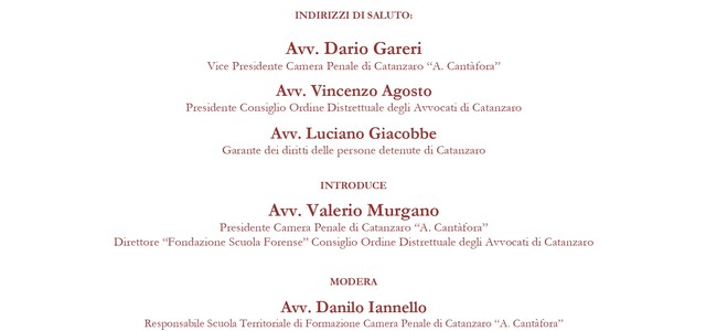 E’ in programma per venerdì 24 marzo la presentazione del libro “Temi, problemi e prospettive del sistema penale”, a cura di Alberto Scerbo e Orlando Sapia