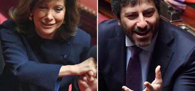 Camere: Regge l'accordo, Casellati e Fico eletti presidenti