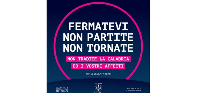Coronavirus, appello della Santelli: "No all'esodo in Calabria"