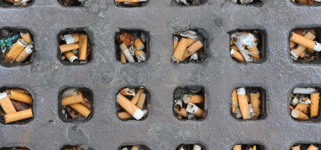 Via i mozziconi dalle strade,ora si incapsulano nell'asfalto
