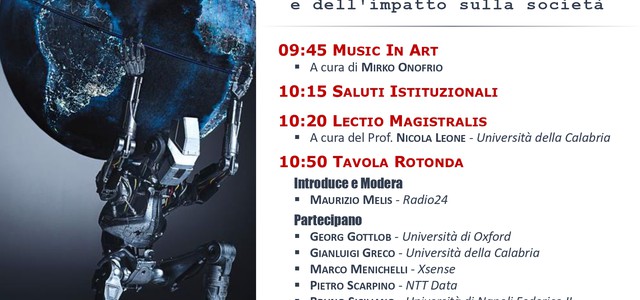 JELIA 2019 simposio Intelligenza Artificiale all'Università della Calabria