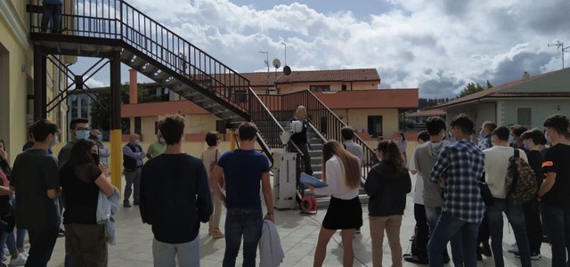 Incendio S. Gregorio d'Ippona: didattica anche per gli studenti del Liceo "Berto"