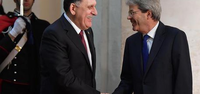 Libia-Italia firmano accordo su migranti