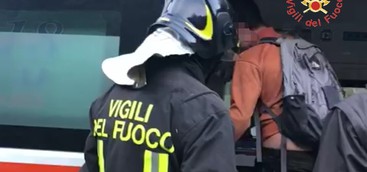 Soverato-: Voleva gettarsi dalla scogliera, giovane salvato dai Vigili del Fuoco.