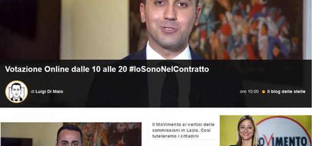 Governo: al via voto online M5s su contratto