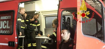 Soccorso in interventi di ricerca di persone, esercitazione dei vigili del fuoco