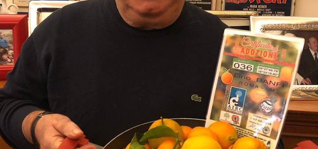 Lino Banfi “adotta” le clementine di Corigliano Rossano  