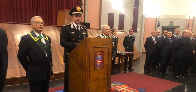 Scuola Allievi Carabinieri Reggio Calabria, Il Generale C.A. Robusto consegna medaglie mauriziane