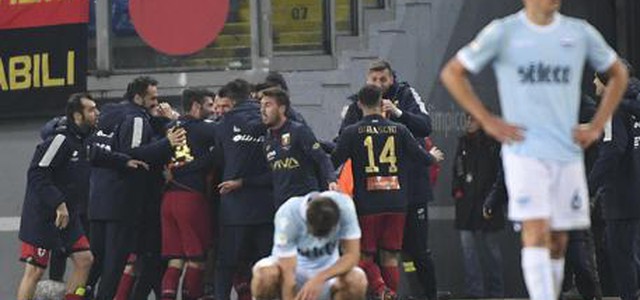 SERIE A: la Lazio cade all'Olimpico al 92', il Genoa vince 2-1