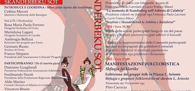 Rassegna culturale folcloristica dedicata all’eroe albanese Giorgio Castriota Skanderbeg 