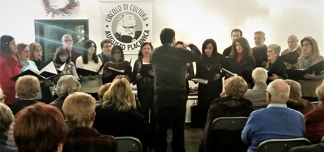 Al Circolo Placanica gli auguri di Natale con i Singing Cluster