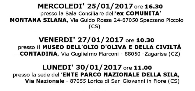 Il Parco attiverà un punto informativo per il PIAL “SILAvoro”