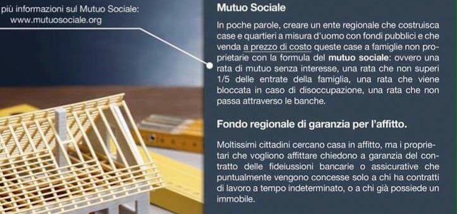 Romeo (CasaPound): “Urge piano straordinario per l’emergenza abitativa”