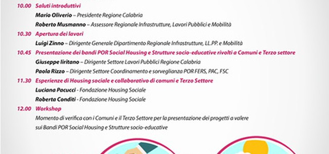 “Vivere sociale in Calabria”: incontro operativo in Regione