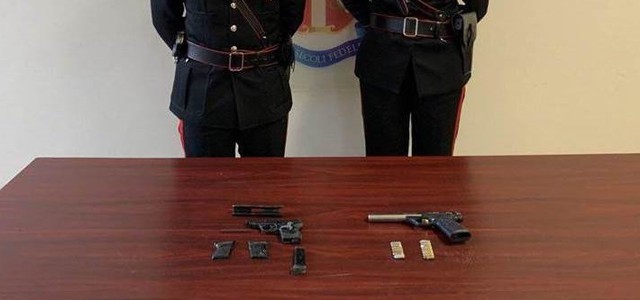Detenzione illegale di armi, arrestato fioraio nel Reggino