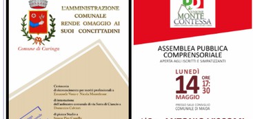 Curinga - Pro Memoria prossime  Manifestazioni