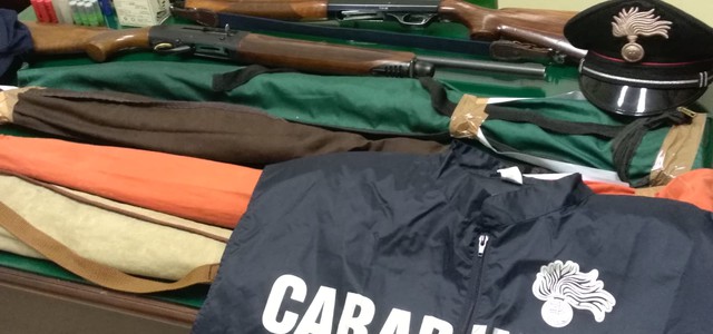 Attività antibracconaggio. I Carabinieri Forestali denunciano 6 cacciatori