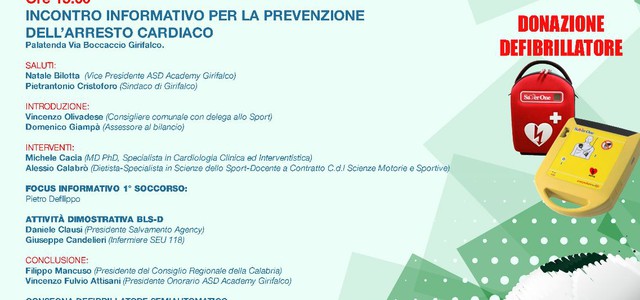 “Respira con il Cuore ”, domenica a Girifalco la manifestazione e partita organizzata dall’Asd Accademy Girifalco