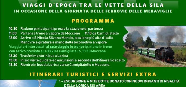 Il treno delle vette in Sila