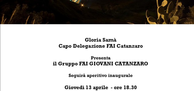 Nasce il Gruppo FAI Giovani Catanzaro