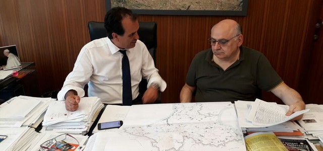 Prevenzione antincendio lungo le strade provinciali, riunione tra Bruno e Mariggiò