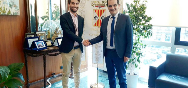 Bruno incontra il neo presidente della Consulta provinciale studentesca
