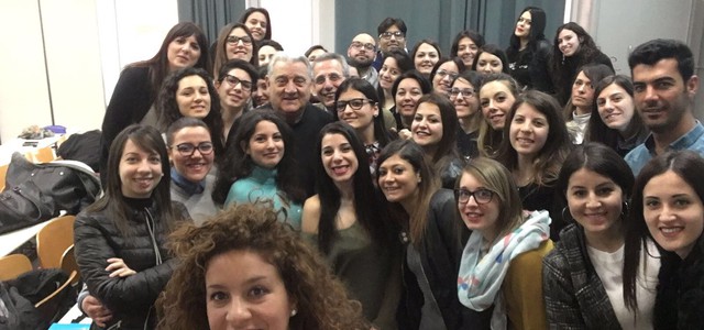 Gerardo Sacco ha tenuto una lezione al corso di pedagogia della comunicazione di Mario Caligiuri