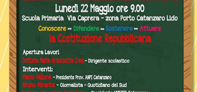 La Costituzione a Scuola, l'Anpi all’Istituto Comprensivo Vivaldi per il 70° Anniversario