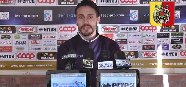 US Catanzaro, Pambianchi "col Rende sarà una bella partita" (VIDEO)