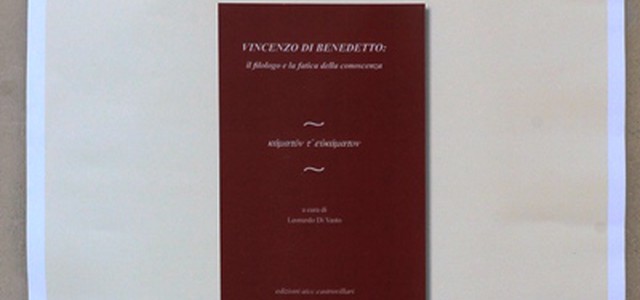 Vincenzo Di Benedetto, un grande grecista, alunno del Garibaldi