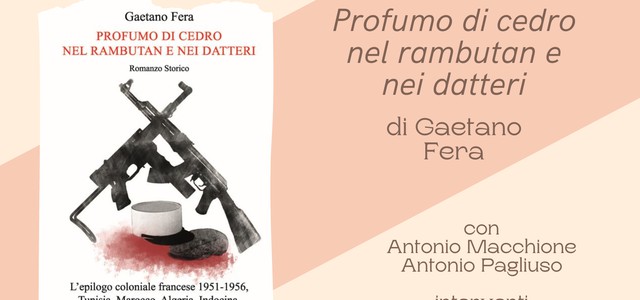 Venerdì 11 novembre Gaetano Fera presenta “Profumo di cedro nel rambutan e nei datteri”