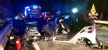 Incidente stradale nel Catanzarese, tre feriti gravi (FOTO)