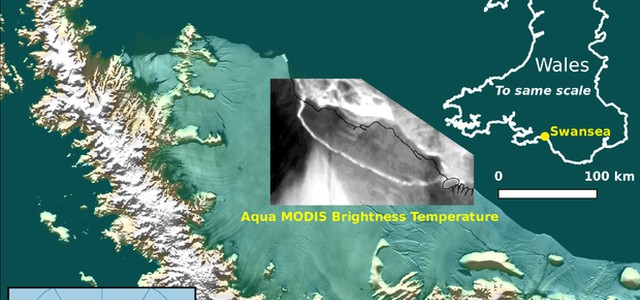 In Antartide si è staccato un gigantesco iceberg