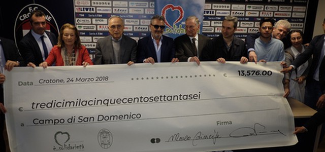 Crotone raccoglie 13.750 euro per parroco