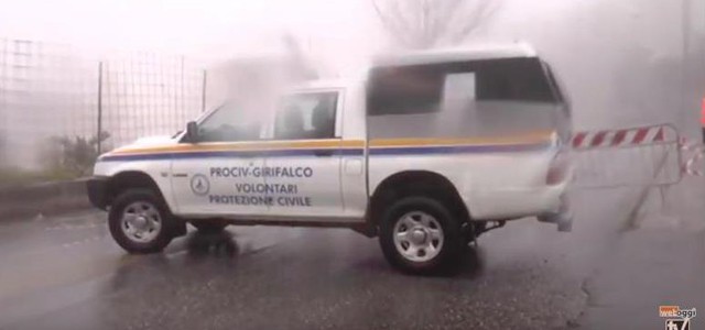 Maltempo, disposta chiusura totale del tratto stradale crollato a Girifalco