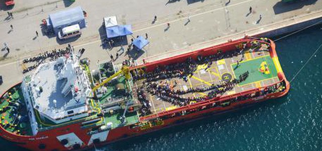 635 i migranti in arrivo