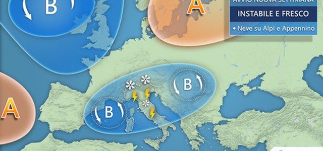 Ancora un weekend tra sole e pioggia, poi torna il freddo