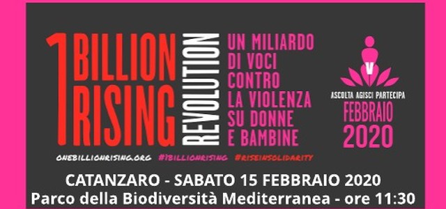 “ONE BILLION RISING” DOMANI AL PARCO DELLA BIODIVERSITA’/ EVENTO CONTRO LA VIOLENZA SU DONNE E BAMBINE