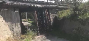 Liquami di natura fognaria a Pilati di Melito Porto Salvo (FOTO)