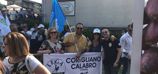 Entusiasmo per la partecipazione della Lega di Corigliano al raduno di Pontida 
