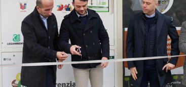 ROSSANO, INAUGURATI GLI ECOCOMPATTATORI