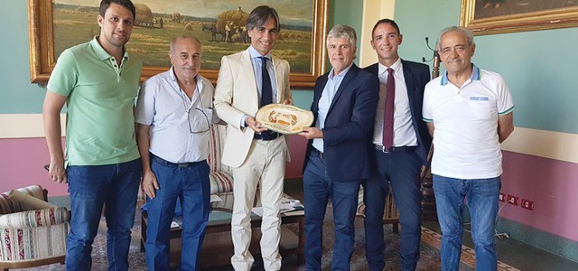 Delegazione proveniente da Bagnara per la 25esima edizione Sagra del Pane