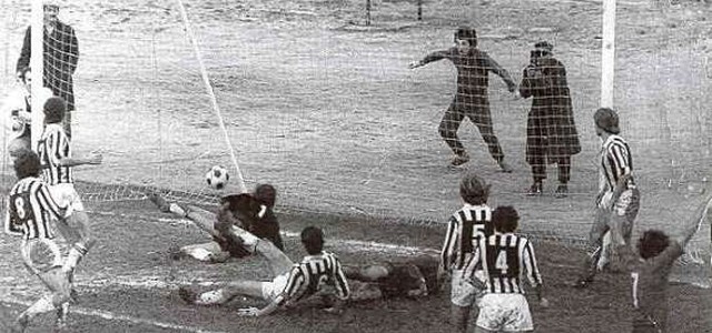 L'urlo di gioia di un tifoso del Catanzaro nel compleanno di "Tutto il calcio per minuto"
