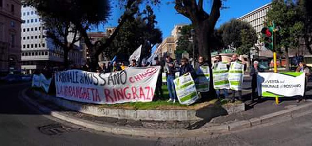 GRUPPO D’AZIONE PER LA VERITA’ EX TRIBUNALE DI ROSSANO - NUOVA PROTESTA A ROMA  