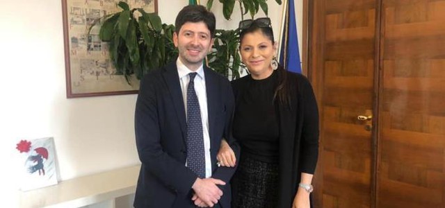 Jole Santelli incontra il Ministro della Salute Roberto Speranza