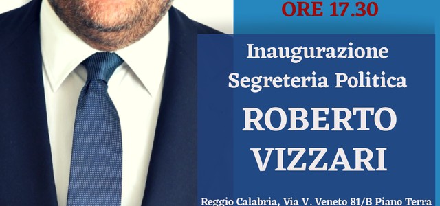 REGIONALI CALABRIA - Vizzari si candida con l’Udc: sabato a Reggio Calabria l’inaugurazione della segreteria politica