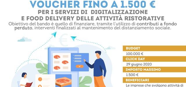 Ripresa economica, dalla CCIAA di Catanzaro voucher a fondo perduto per le attività di ristorazione